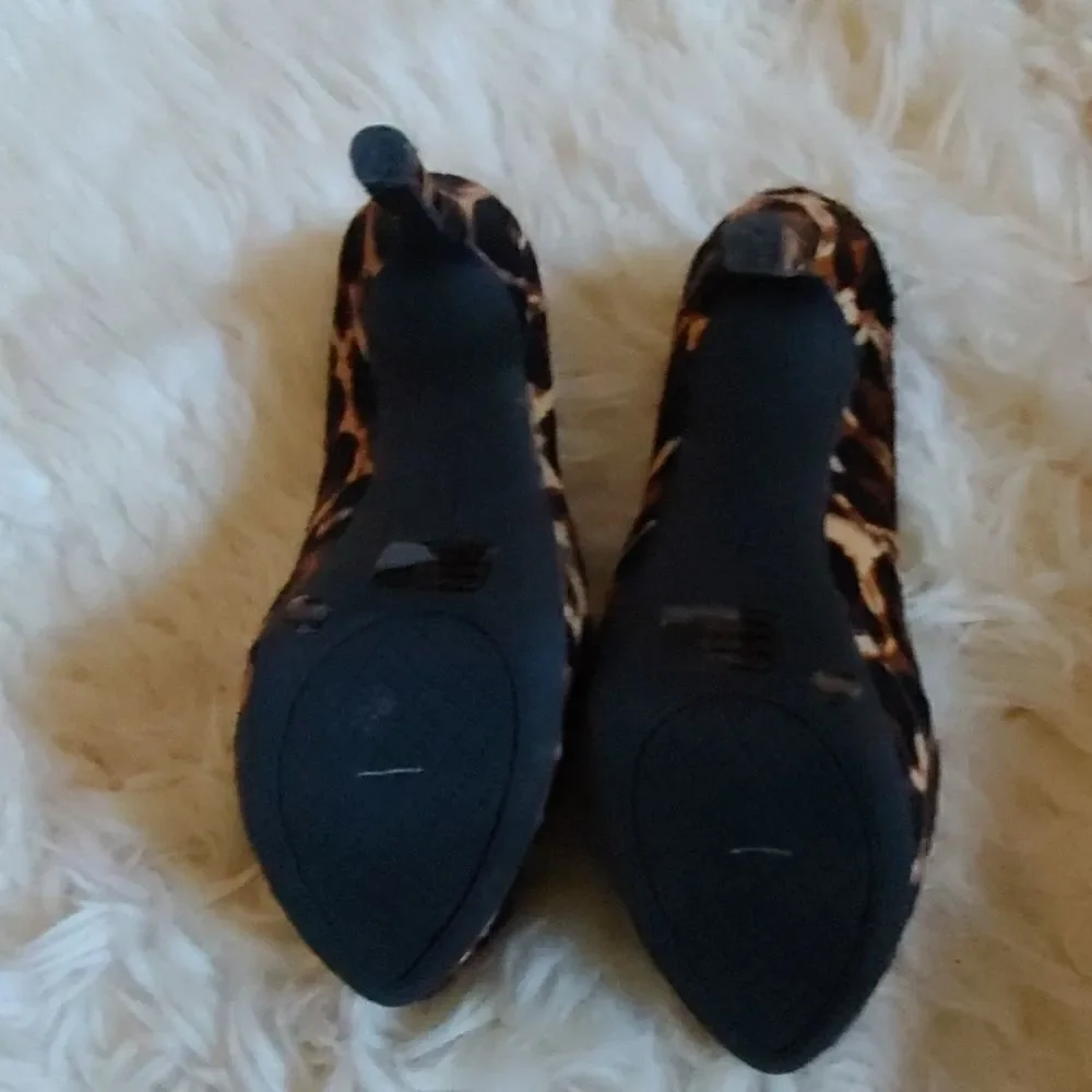 Jessica Simpson platform ,real ponyhair